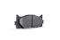 METACO 3000-025 Колодки тормозные передние к-кт | перед | - 3