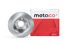 METACO 3050-336 Диск тормозной передний вентилируемый | перед | - 1