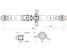 SAT ST40100SWAA01 Вал карданный honda cr-v RE# 07-14 - 1