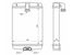 SAT STMD563950 Радиатор отопителя салона mercedes c-class w202 93-00/ E- class w210/ clk-class #208/s w200 - 1