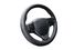 KRAFT KT 800315 Оплетка рулевого колеса эко-кожа гладкая + вставки с тиснением, черная, диаметр 37-39 см, размер м - 4
