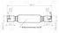Trialli EPC 4550-45250 Переходник 45/50 l=400 под хомут с виброкомпенсатором 45х250 (нерж. алюм. сталь) - 2