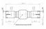 Trialli EPC 5055-50100 Переходник 50/55 l=250 под хомут с виброкомпенсатором 50х100 (алюм. сталь) - 2