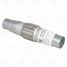 Trialli EPC 505560-50100 Переходник ступенчатый 50/55/60 l=300 с виброкомп-м 50х100 (нерж. алюм. сталь) - 1