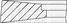 YENMAK 9109369000 102,00 mm. Кольца поршневые ком-т 3,0x3,0x4,0 - 3
