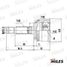 Miles GA20705 Шрус hyundai getz 1.1-1.6 02-11 нар. +abs - 1