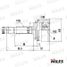 Miles GA20705 Шрус hyundai getz 1.1-1.6 02-11 нар. +abs - 3