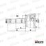 Miles GA20655 Шрус nissan pathfinder r51m/navara d40m 2.5dci 05- пер.нар. AWD AT - 3