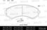 Miles E500155 Колодки тормозные mitsubishi pajero III long wagon 00>06 3.5/2.5td передние Ceramic - 1
