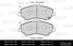 Miles E400550 Колодки тормозные chrysler voyager/jeep cherokee/wrangler 07- передние - 1