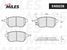Miles E400236 Колодки тормозные infiniti fx35/45 03-/nissan murano 05- передние - 2