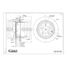 GANZ GIJ10139 Диск тормозной задний с покрытием chrysler Sebring/JEEP Patriot 2007- | зад | - 3