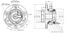 GANZ GIK05013 Ступица передняя в сборе L=R opel Astra H/Zafira b /5 болтов - 3