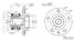 GANZ GIK05040 Ступица передняя в сборе L=R volvo S60 ii/s80 ii/xc60/xc70 II | перед лев | - 3