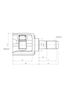 GANZ GIK04008 Шрус внутренний L=R hyundai Solaris/KIA Rio III /мкпп/abs+ | перед | - 2