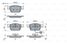 Bosch 0 986 424 433 Колодки тормозные дисковые | перед | - 1