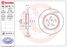 Brembo 08.D416.11 Диск тормозной UV Coated | зад | - 1