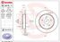 Brembo 08.D418.11 Диск тормозной UV Coated | зад |  - 1