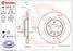Brembo 09.C515.11 Диск тормозной UV Coated | зад | - 1