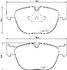 Japanparts PA-0132AF Колодки тормозные дисковые, комплект | перед | - 1