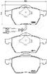 Japanparts PA-0906AF Колодки тормозные дисковые, комплект - 1