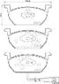 Japanparts PA-0938AF Колодки тормозные дисковые, комплект | перед | - 1