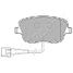 Japanparts PA-0956AF Колодки тормозные дисковые - 1
