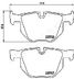 Japanparts PP-0111AF Колодки тормозные дисковые, комплект | перед | - 1