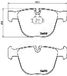 Japanparts PP-0117AF Колодки тормозные дисковые, комплект | зад | - 1