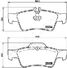 Japanparts PP-0511AF Колодки тормозные дисковые, комплект | зад | - 1