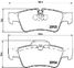 Japanparts PP-0515AF Колодки тормозные дисковые, комплект | перед | - 1