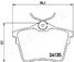Japanparts PP-0606AF Колодки тормозные дисковые - 1
