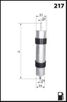 MECAFILTER ELE6129 Фильтр топливный - 1
