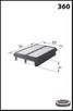 MECAFILTER ELP9574 Фильтр воздушный - 1