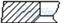 Freccia FR10-385700 Комплект поршневых колец на 1 цилиндр renault - 1