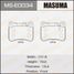 Masuma MS-E0034 Колодки тормозные дисковые | зад | - 1