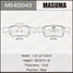 Masuma MS-E0043 Колодки тормозные дисковые | зад | - 1