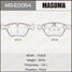 Masuma MSE0054 Колодки дисковые front (1/6) - 1