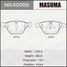Masuma MSE0055 Колодки дисковые front (1/6) - 1