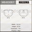 Masuma MS-E0057 _колодки дисковые задние!  BMW X5 3.0d 07> - 1
