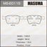 Masuma MS-E0115 Колодки тормозные дисковые | перед | - 1