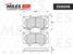 Miles E500046 Колодки тормозные toyota LC 120 4.0/3.0d/mitsubishi pajero 06> передние Ceramic - 2