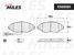 Miles E500561 Колодки тормозные skoda octavia 12-/vw golf 12-/passat 14- передние Ceramic - 2