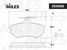 Miles E510065 Колодки тормозные передние audi 80/vw golf iii/passat/vento/chery amulet/tiggo (iso 9001) Ceramic - 2