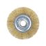 ARNEZI R8042125 Щетка для УШМ плоская 125 мм, посадка 22.2 мм, латунированная проволока - 2