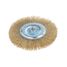 ARNEZI R8043150 Щетка для УШМ плоская 150 мм, посадка m14, латунированная проволока - 1