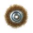 ARNEZI R8045125 Щетка для УШМ чашка 125 мм, посадка m14, латунированная проволока - 5