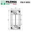 Pilenga PW-P 4043 Подшипник ступицы передней (Штука) | перед | - 2