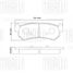 Trialli PF 4019 Колодки тормозные для а/м Chevrolet Lacetti (04-) диск. до 2007 г/в | зад | - 1