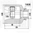 Trialli GO 816 Шрус для а/м Mazda 3 (03-) 2.0i MT (внутр. прав.) (24 шлц.) () | перед прав | - 1
